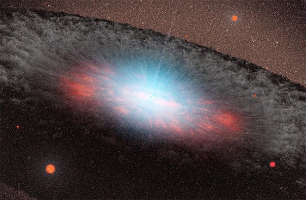 One of the most enduring mysteries behind the dynamics of supermassive black holes, and their impacts on galactic evolution, has been uncovered by an international team of astrophysicists. (Credit: NASA)