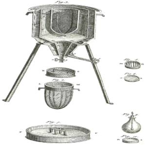 The world’s first ice-calorimeter, used in the winter of 1782-83, by Antoine Lavoisier and Pierre-Simon Laplace, to determine the heat involved in various chemical changes. (Credit: Wikipedia)